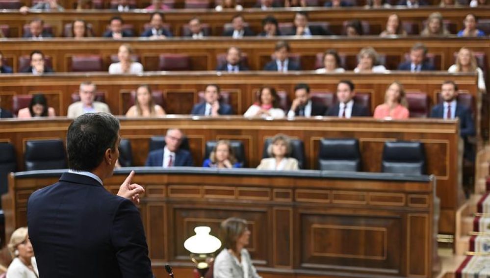 El presidente del Gobierno en funciones, Pedro Sánchez