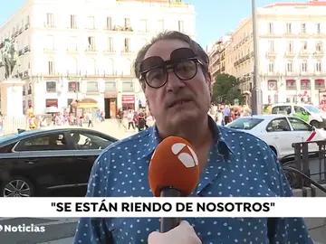 "Os estáis riendo de nosotros" "Os estáis riendo de nosotros"