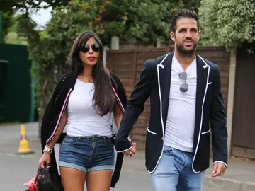 Daniella Semaan y Cesc Fábregas Daniella Semaan y Cesc Fábregas