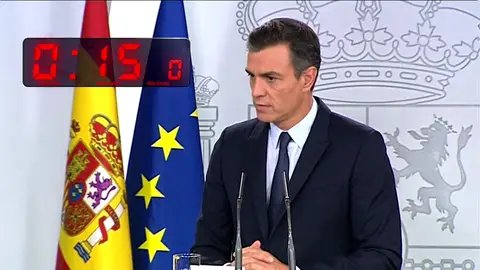 LOS 15 SEGUNDOS DEL PRESIDENTE PEDRO SÁNCHEZ LOS 15 SEGUNDOS DEL PRESIDENTE PEDRO SÁNCHEZ