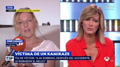 Al joven que murió embestido por un kamikaze en la M-50 le robaron dinero y el reloj inteligente al auxiliarle