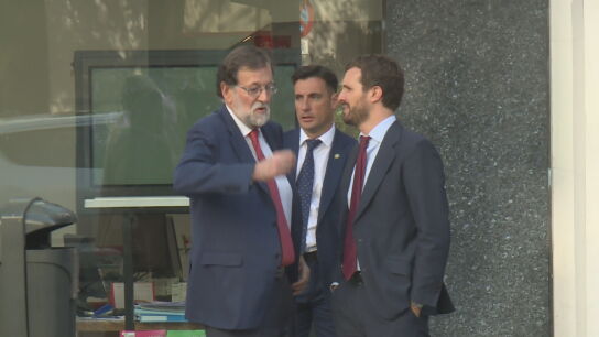 Mariano Rajoy se re&uacute;ne con Pablo Casado