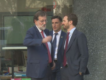 Mariano Rajoy se reúne con Pablo Casado