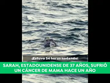 Una mujer cruza cuatro veces sin descanso el canal de la mancha tras superar un cáncer Una mujer cruza cuatro veces sin descanso el canal de la mancha tras superar un cáncer