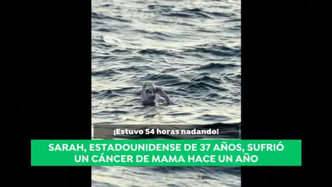 Una mujer cruza cuatro veces sin descanso el canal de la mancha tras superar un cáncer Una mujer cruza cuatro veces sin descanso el canal de la mancha tras superar un cáncer