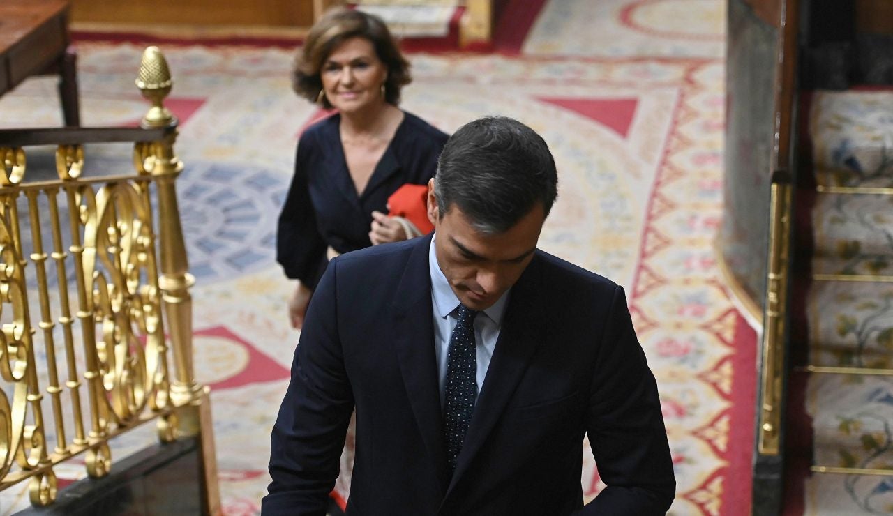 Pedro Sánchez, en el último día de pleno en el Congreso Pedro Sánchez, en el último día de pleno en el Congreso