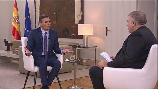 Pedro S&aacute;nchez y Garc&iacute;a Ferreras en Moncloa