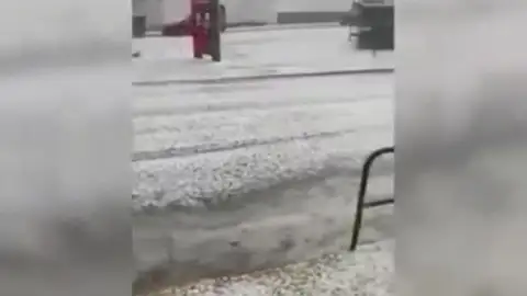 Intensa granizada en Castellón Intensa granizada en Castellón