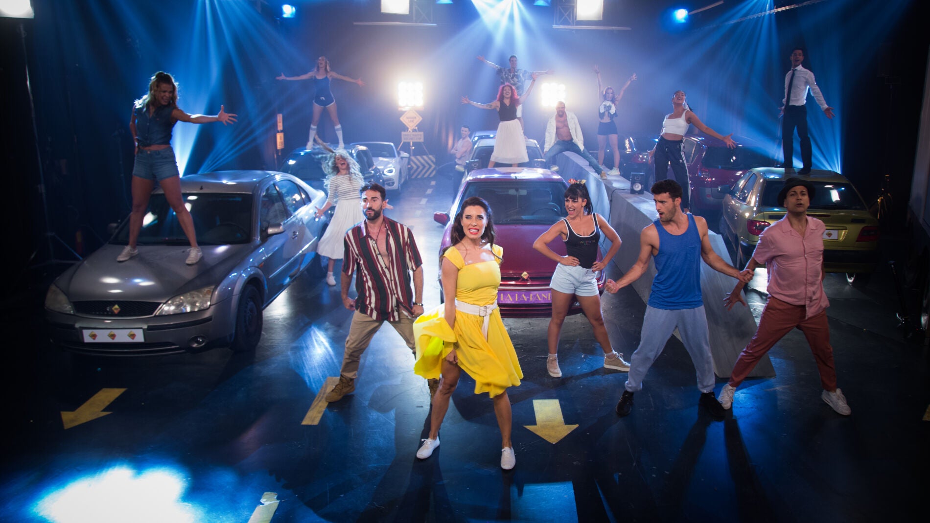 Pilar Rubio recrea a la perfecci&oacute;n el inicio de la pel&iacute;cula 'La La Land' en 'El Hormiguero 3.0'