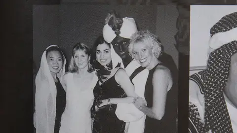 La imagen de Trudeau vestido de Aladino La imagen de Trudeau vestido de Aladino