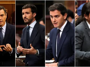 Los principales candidatos a las elecciones Los principales candidatos a las elecciones
