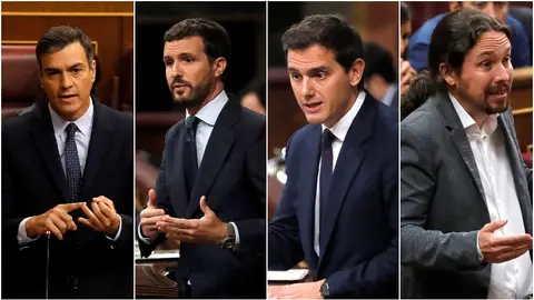 Los principales candidatos a las elecciones Los principales candidatos a las elecciones