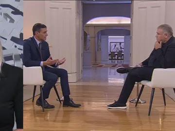 Antena 3 Noticias 1 y la entrevista a Pedro Sánchez Antena 3 Noticias 1 y la entrevista a Pedro Sánchez