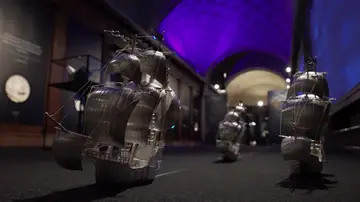 Miniaturas de las 5 naos con las que Magallanes partió de España Miniaturas de las 5 naos con las que Magallanes partió de España