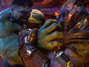 Hulk contra Thanos 'Infinity War' Hulk contra Thanos 'Infinity War'