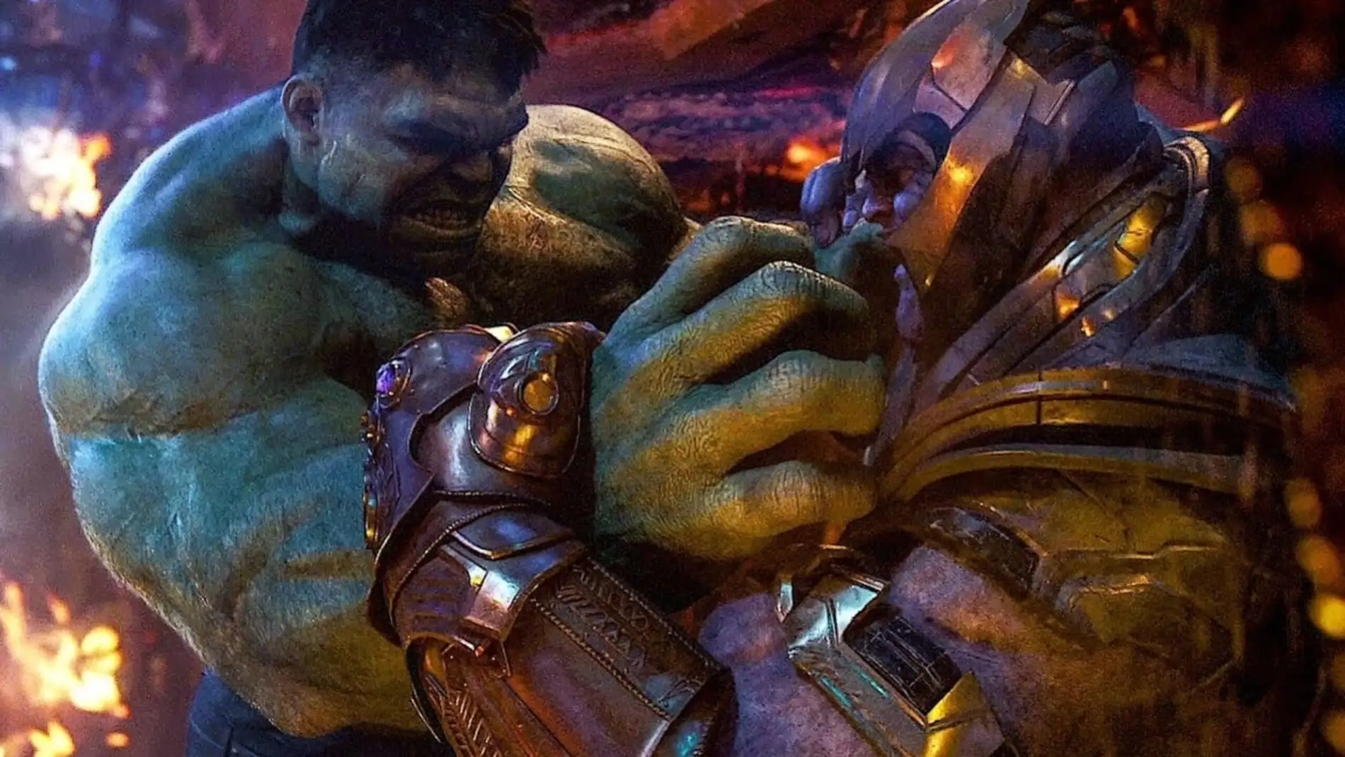 Hulk contra Thanos 'Infinity War'