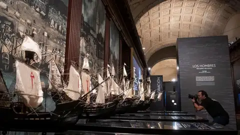 El Archivo General de Indias en Sevilla acoge la exposición ‘El viaje más largo: la primera vuelta al mundo’ con motivo del V centenario de la circunnavegación liderada por Magallanes y Elcano. El Archivo General de Indias en Sevilla acoge la exposición ‘El viaje más largo: la primera vuelta al mundo’ con motivo del V centenario de la circunnavegación liderada por Magallanes y Elcano.