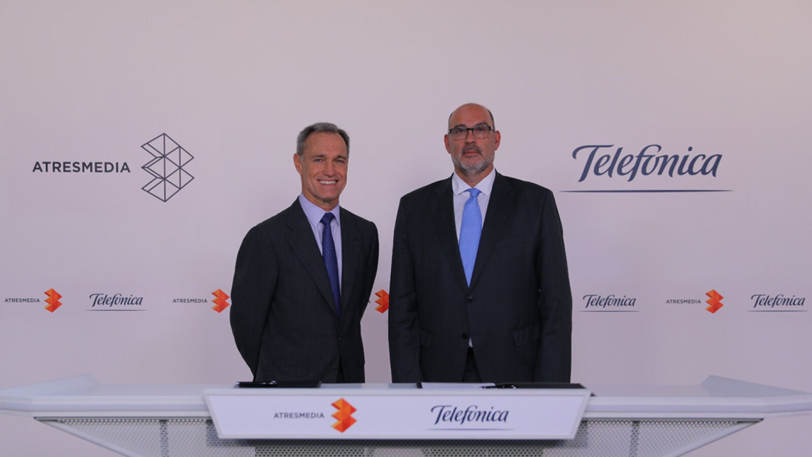 Teléfonica y Atresmedia se unen para crear contenidos de ficción en español en todo el mundo 