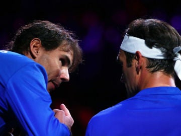 laSexta Deportes (21-09-19) De genio a genio: el ejercicio de 'coaching' de Rafa Nadal a Federer en su partido contra Kyrgios