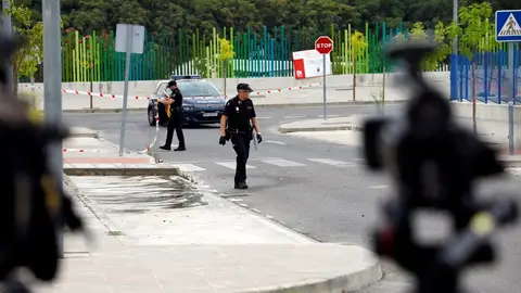 Imagen del lugar en el se produjo el apuñalamiento a un joven en Cabra Imagen del lugar en el se produjo el apuñalamiento a un joven en Cabra
