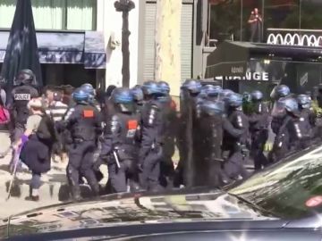 Al menos 163 de detenidos durante las protestas de los 'chalecos amarillos' en París