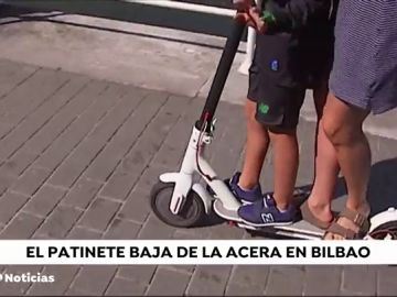Circular en patinete eléctrico por las calles de Bilbao estará prohibido a partir de octubre