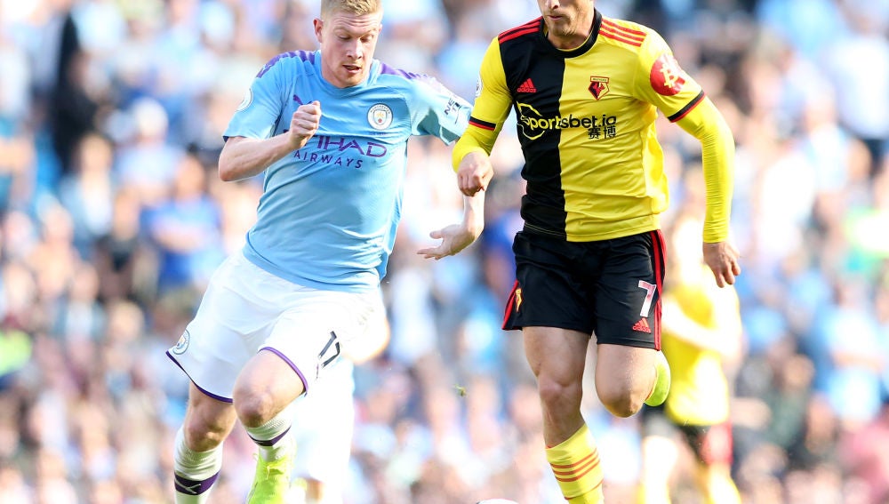 Gerard Deulofeu con la elástica del Watford
