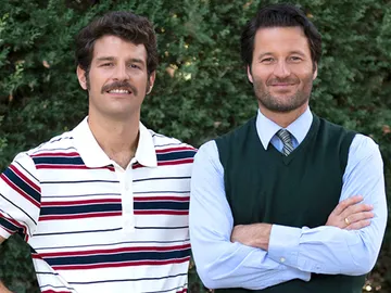 Francisco Ortiz y Fernando Andina en la presentación de la séptima temporada de 'Amar es para siempre' Francisco Ortiz y Fernando Andina en la presentación de la séptima temporada de 'Amar es para siempre'