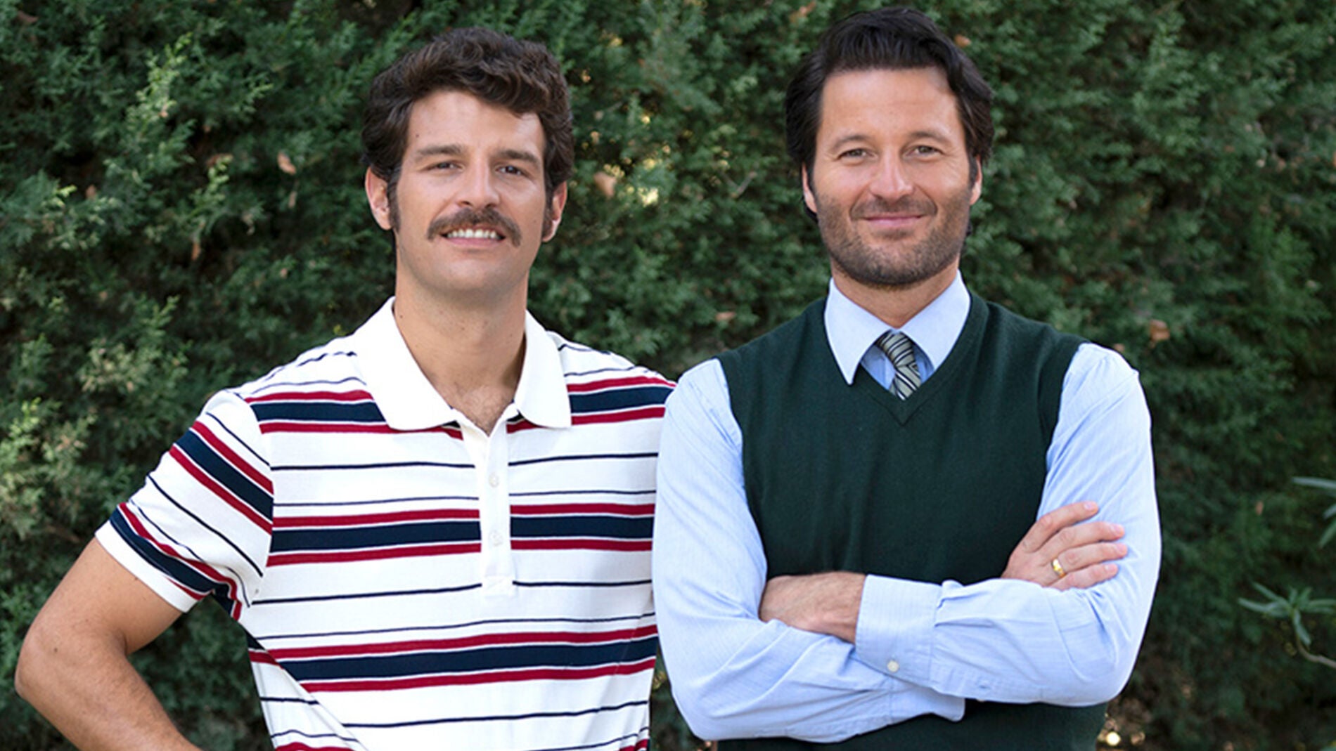 Francisco Ortiz y Fernando Andina en la presentaci&oacute;n de la s&eacute;ptima temporada de 'Amar es para siempre'