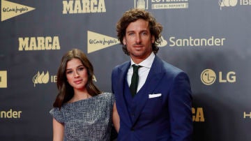 Feliciano López y Sandra Gago
