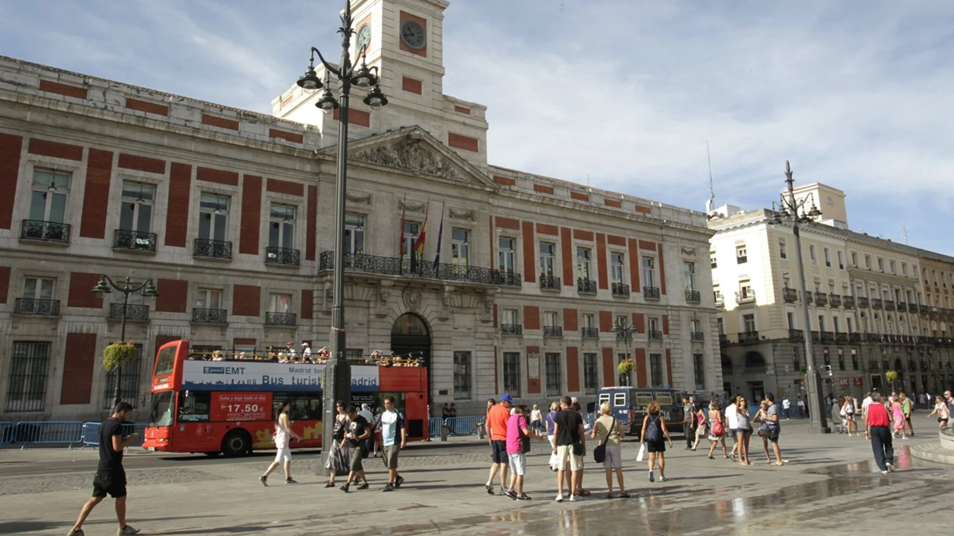 Imagen de archivo de la Puerta del Sol de Madrid Imagen de archivo de la Puerta del Sol de Madrid