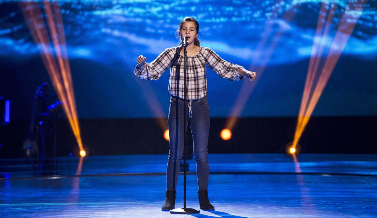 Victoria Herraiz canta &lsquo;Don&rsquo;t rain on my parade&rsquo; en las Audiciones a ciegas de &lsquo;La Voz Kids&rsquo;