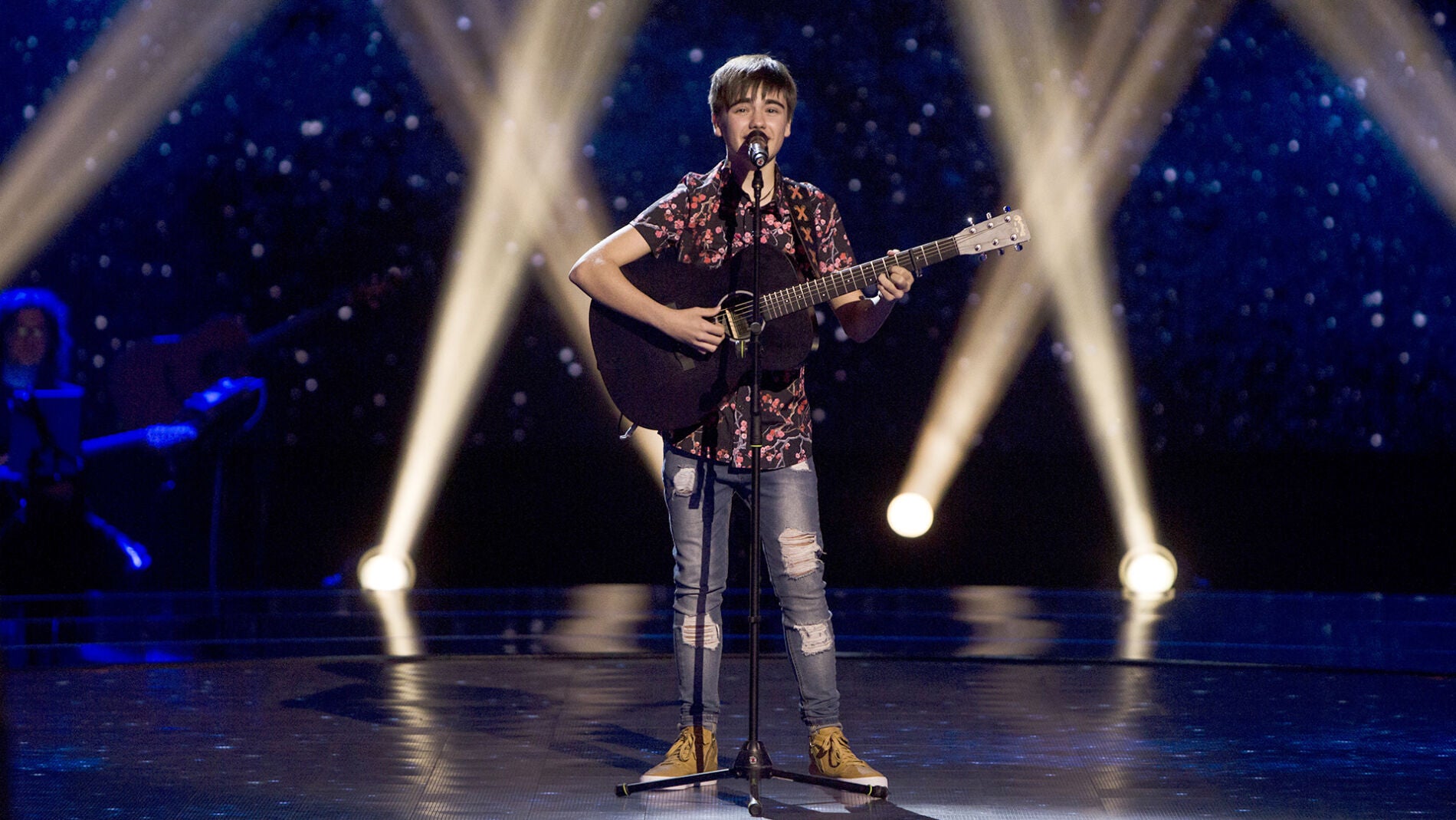 Guillermo Rueda canta ‘Your song’ en las Audiciones a ciegas de ‘La Voz Kids’