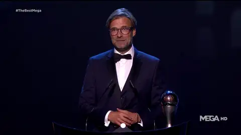 Klopp se lleva el premio a mejor entrenador en la gala FIFA The Best 2019 Klopp se lleva el premio a mejor entrenador en la gala FIFA The Best 2019