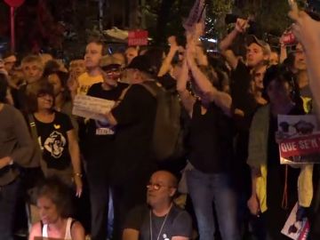Insultos a la Guardia Civil y gritos contra España en las manifestaciones para `protestar por las detenciones de los CDR