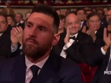 La comentada reacción de Messi tras perder el premio Puskas a mejor gol del año en la gala The Best de la FIFA 2019 La comentada reacción de Messi tras perder el premio Puskas a mejor gol del año en la gala The Best de la FIFA 2019