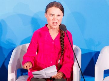 Greta Thunberg en la cumbre del clima de la ONU