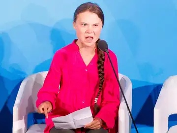 Greta Thunberg en la cumbre del clima de la ONU Greta Thunberg en la cumbre del clima de la ONU