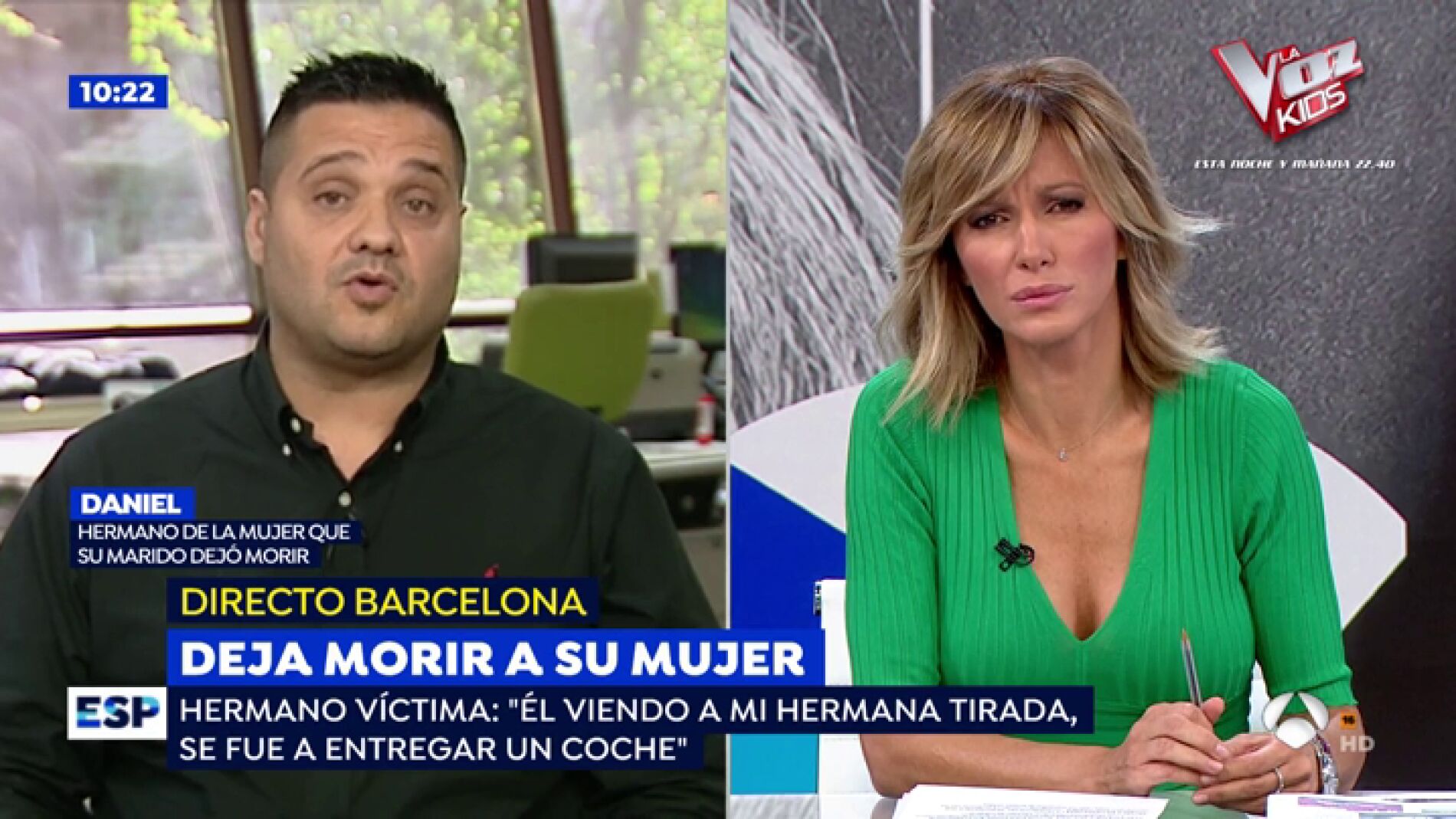 Deja morir a su mujer