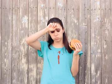 Mancha en la camiseta Mancha en la camiseta