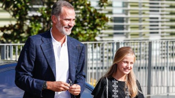 El rey Felipe y la princesa Leonor El rey Felipe y la princesa Leonor