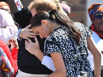 Meghan Markle y el príncipe Harry durante su viaje a Sudáfrica Meghan Markle y el príncipe Harry durante su viaje a Sudáfrica