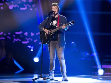Aiert Alberdi canta ‘Como hablar’ en las Audiciones a ciegas de ‘La Voz Kids’ Aiert Alberdi canta ‘Como hablar’ en las Audiciones a ciegas de ‘La Voz Kids’