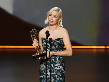 Michelle Williams durante el discurso Michelle Williams durante el discurso