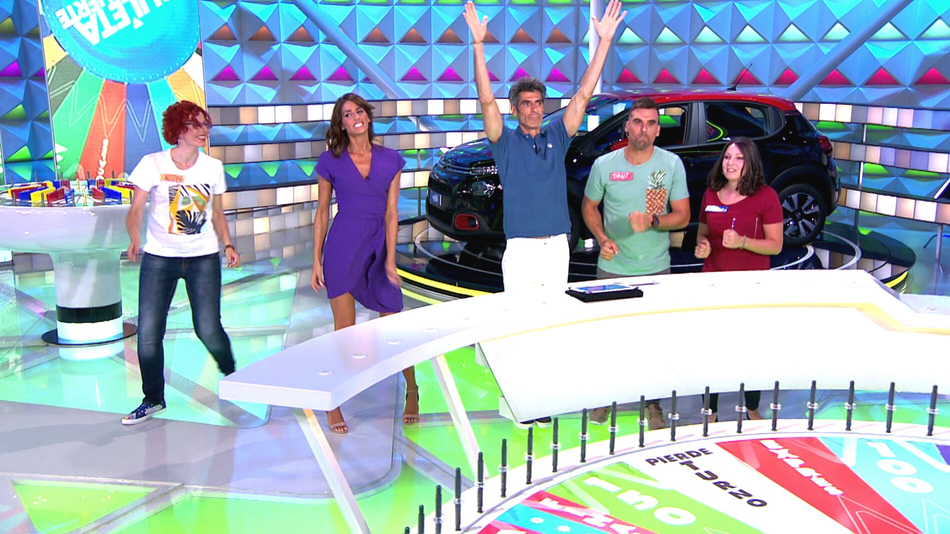 El error de Jorge Fern&aacute;ndez en una coreograf&iacute;a en 'La ruleta de la suerte'