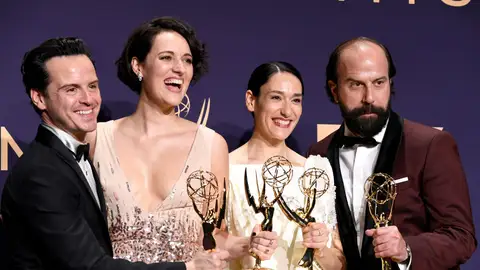 Los protagonistas de 'Fleabag' con los Emmy Los protagonistas de 'Fleabag' con los Emmy