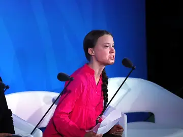 La activista Greta Thunberg La activista Greta Thunberg