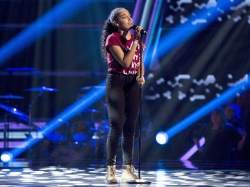 Aysha Bengoetxea canta ‘If I ain’t got you’ en las Audiciones a ciegas de ‘La Voz Kids’