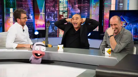 Karra Elejalde y Eduard Fernández se ablandan en 'El Hormiguero 3.0' ante la hipotética desaparición de Sabina o Camarón Karra Elejalde y Eduard Fernández se ablandan en 'El Hormiguero 3.0' ante la hipotética desaparición de Sabina o Camarón