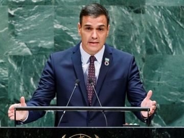 A3 Noticias de la Mañana (25-09-19) Sánchez celebra ante la ONU la "victoria democrática" de exhumación de Franco A3 Noticias de la Mañana (25-09-19) Sánchez celebra ante la ONU la "victoria democrática" de exhumación de Franco